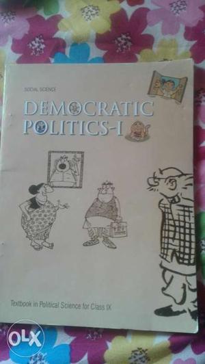 Democratic politics 1 9th std new book, store
