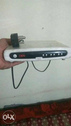 Den set top box without remote in working