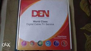 Den set up box in very good condition.