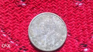 George 5 one rupee Indian coin 