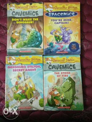 Geronimo Stilton 4 book combo just for RS 299