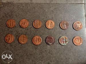Half anna  coins for sale per coin amount