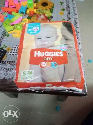 Huggies Diaper Small size 36 nos.I purchased it