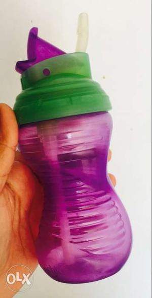 Munchkin brand bottle with straw