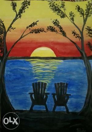 Nature portraiture painted by me.