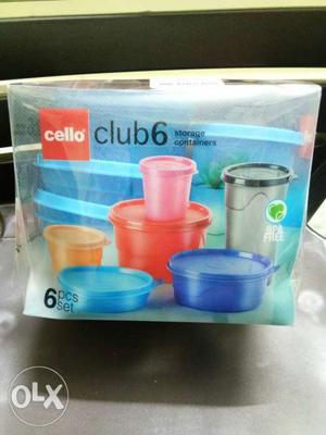 New Cello Storage 6containers Only 250