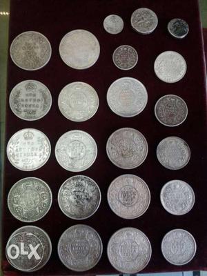Old pure silver coins urgently saling