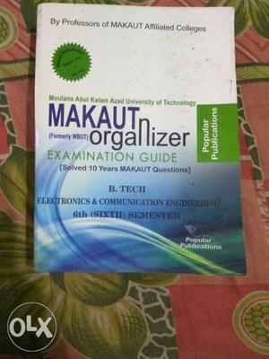 Organiser 6th semester Makaut in good condition