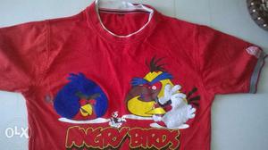 Original Angry birds tshirt for boys. Gently used