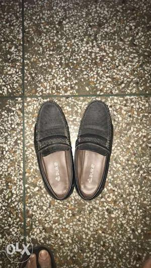 Pair Of Black Penny Loafers