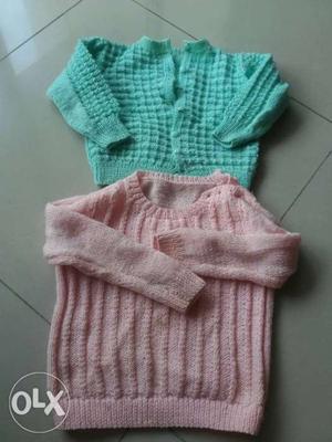 Pure wool hand woven sweater fits age 4 years