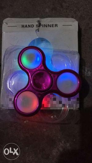 Purple Hand Spinner With Case