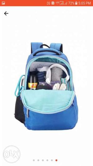 Safari Split Blue Casual Backpack (18 months