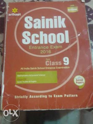 Sainik School Entrance Exam Book