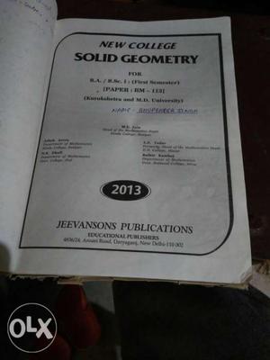 Solid Geometry Book