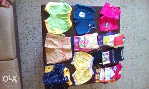 Used 15 T-shirt and 8 pant under 2,3,4 year child,only 800