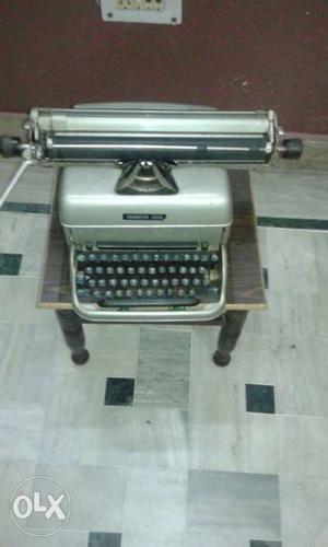 Vintage Gray Typewriter