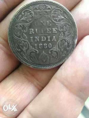Year  and  original british 1rs coin