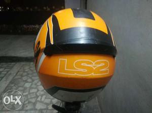 Yellow And Balck LS2 Helmet