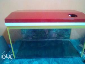 2 feet aquarium is in new condition only a lillte