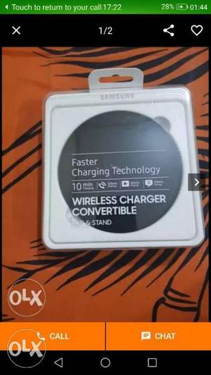 Brand new wireless fast charging seald pack