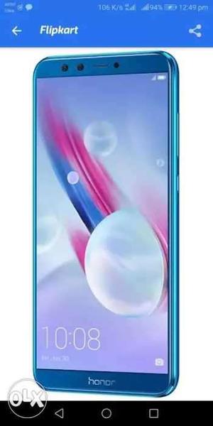 Honor 9 lite only 15 day's use only blue colour