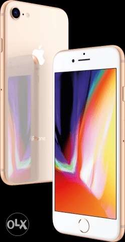 I phone 8 gold color