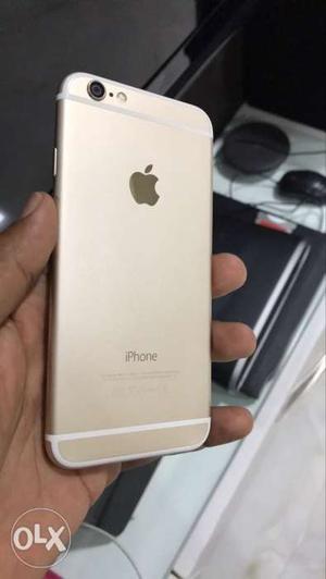 IPhone 6 16 GB gold colour only phone and charger