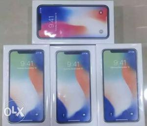 Iphone x 256gb And 64 gb available. Door step