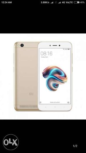 Mi 5A 2/16 gold colour box pack available