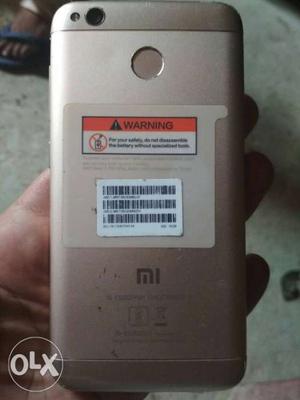 Mi Redmi 4 3gb 32gb. 45 days old with carger and