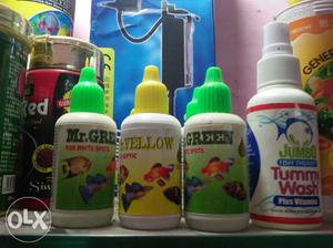 Mr. Green, Mr. Yellow and Tummy Wash any one