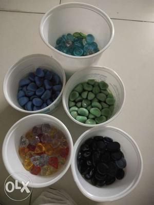 Multi colour stones