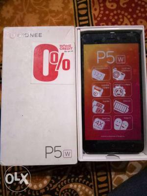 New gionee P5W non active with full kit 3g