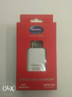 Quantum 2 Amp Single USB Charger Fast and Save