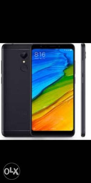 Redmi 5 in black colour.only 1 week used.with