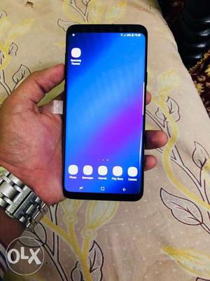 S9 plus midnight black in low rate with box
