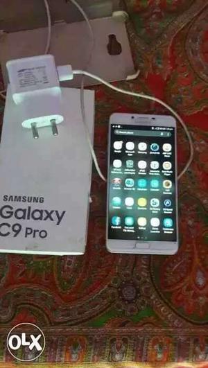 Samsung gelexy c9pro 6mon.old good con.full kit