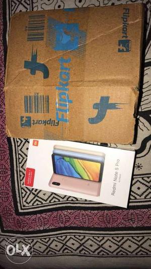 Seal packed black colour redmi note 5 pro..