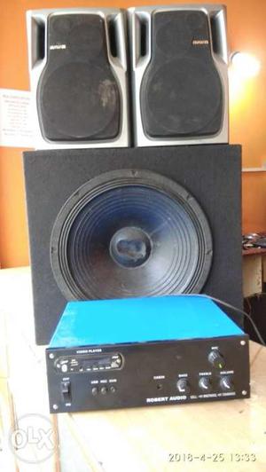 15inch woofer with Aiwa speaker and amplifier