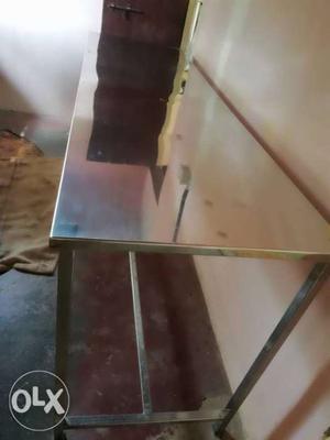 2 nos,Stainles steel(S S) Desk,