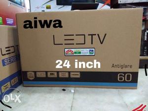 24 In. Aiwa LED TV with one Year warranty