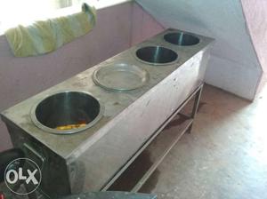 3 curry vessel steel stand for hotel