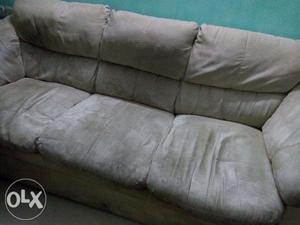 3 seater sofa suede cloth