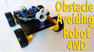Arduino based Obstacle Avoiding Robot 4WD