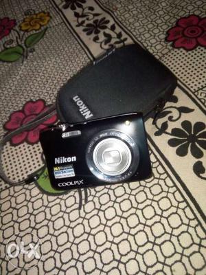 Black Nikon COOLPIX Compact Camera