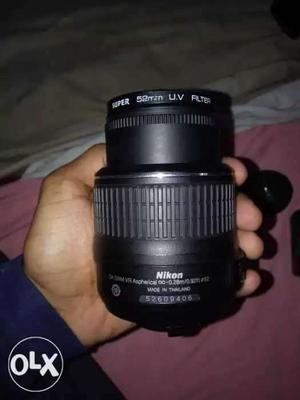 Black Nikon DSLR Camera Lens  lens bulr image