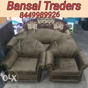 Brand new 5 seater sofa in shaneel fabric..Bansal traders