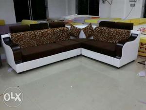 Brand new curve handle sectional sofa