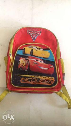 Disney Cars Lightning McQueen Graphic Backpack
